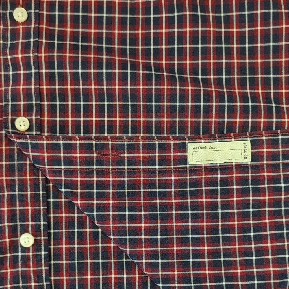 J. Crew Men's S Classic Fit Long Sleeve Button Down Checkered Shirt Style #C9305 - Picture 8 of 14